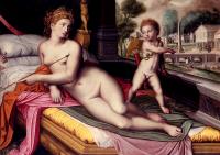 Willem Adriaensz Key - Venus And Cupid